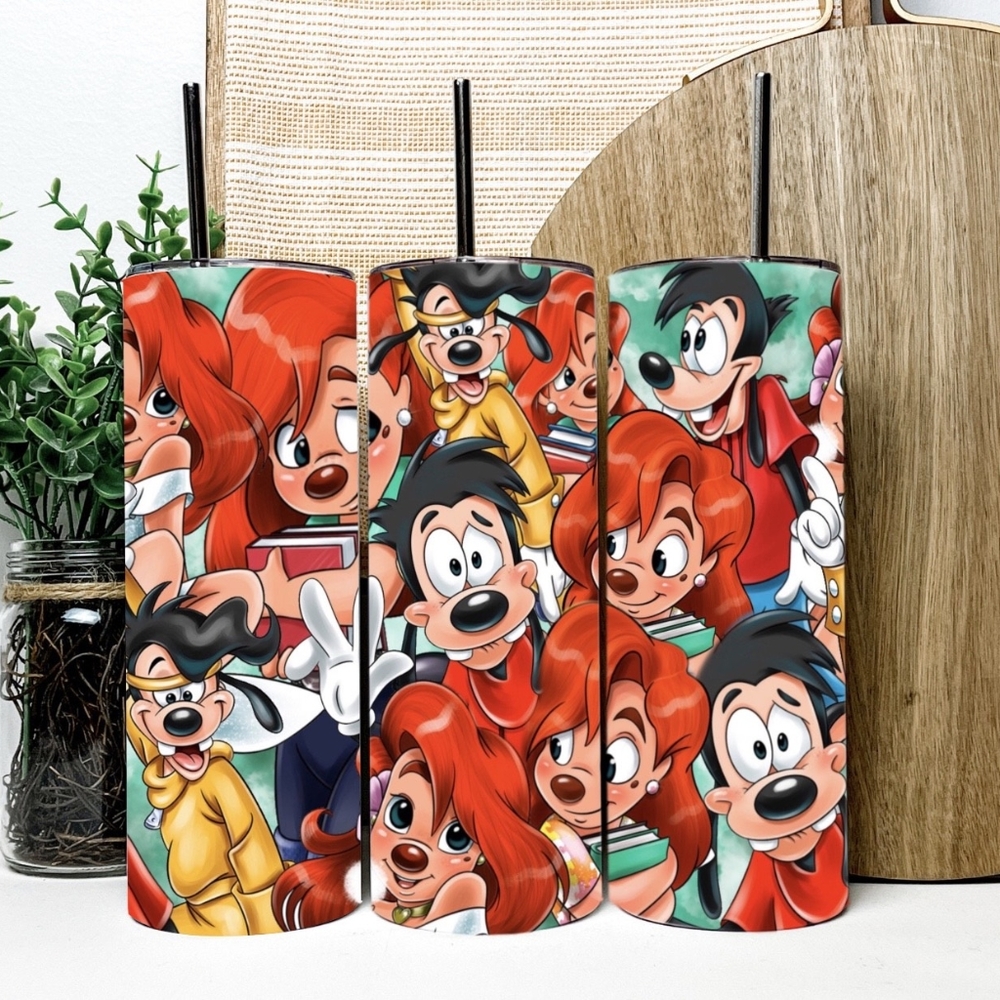 A goofy movie tumbler